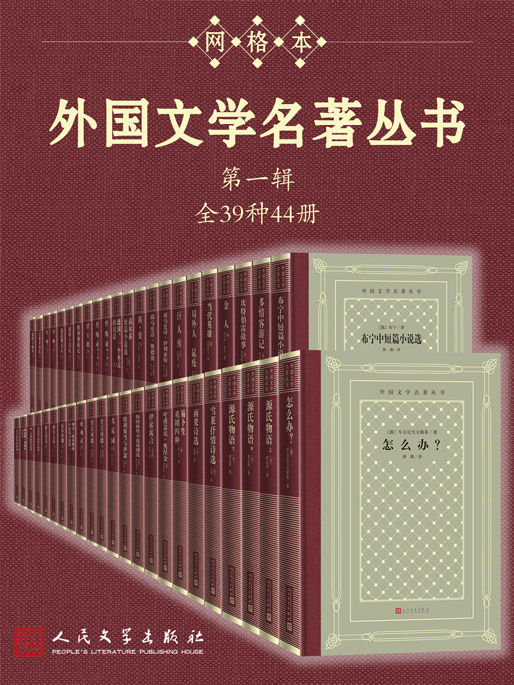 《外国文学名著丛书.第一辑：全39种44册》斯威夫特 & 雨果 & 陀思妥耶夫斯基 & 福楼拜 & 莱蒙托夫 & 歌德 & 杰高尔基 & 海涅 & 加缪 & 莫泊桑 & 孟德斯鸠 & 布宁 & 劳伦斯·斯特恩 & 荷马 & 夏洛蒂·勃朗特 & 斯特林堡